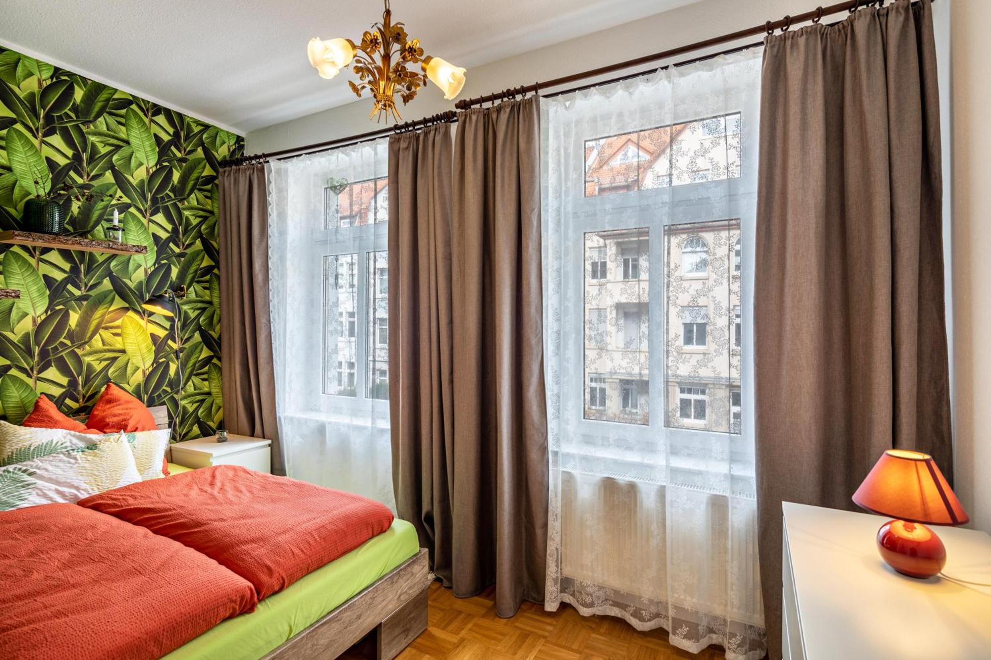 Balkon Apartment Shanti Lu Erfurt Exterior foto